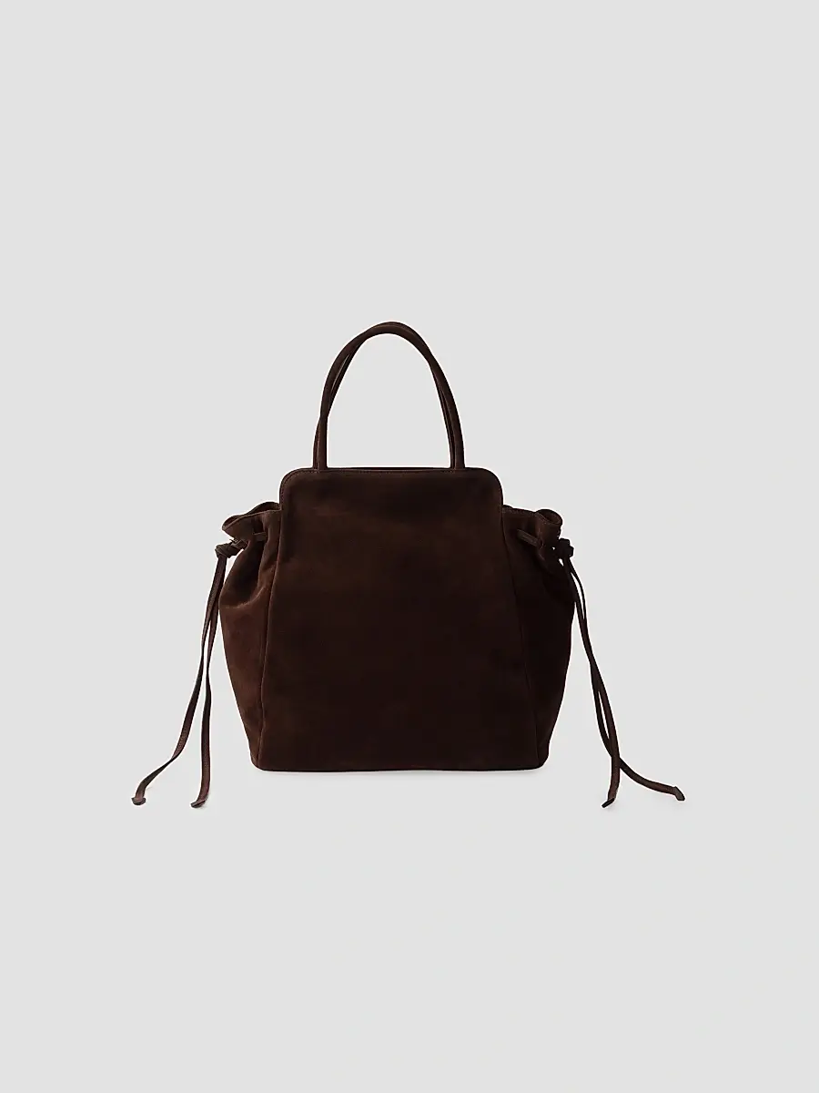 Prada Women's Carry Medium Suede Tote Bag | Thumbnail 3 Prada Women's Carry Medium Suede Tote Bag | Thumbnail 3