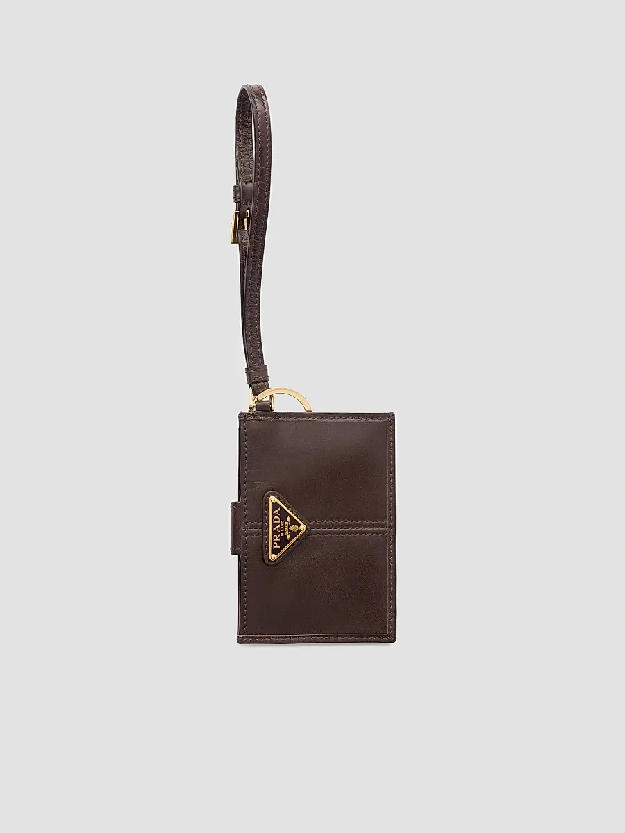 Prada Women's Leather Card Holder | Thumbnail 2 Prada Women's Leather Card Holder | Thumbnail 2
