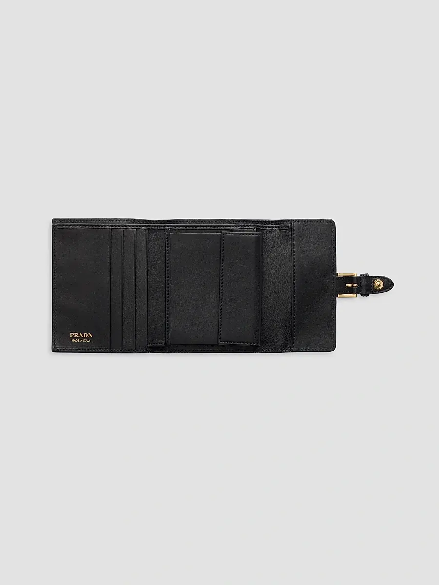 Prada Women's Small Nappa Leather Wallet | Thumbnail 2 Prada Women's Small Nappa Leather Wallet | Thumbnail 2