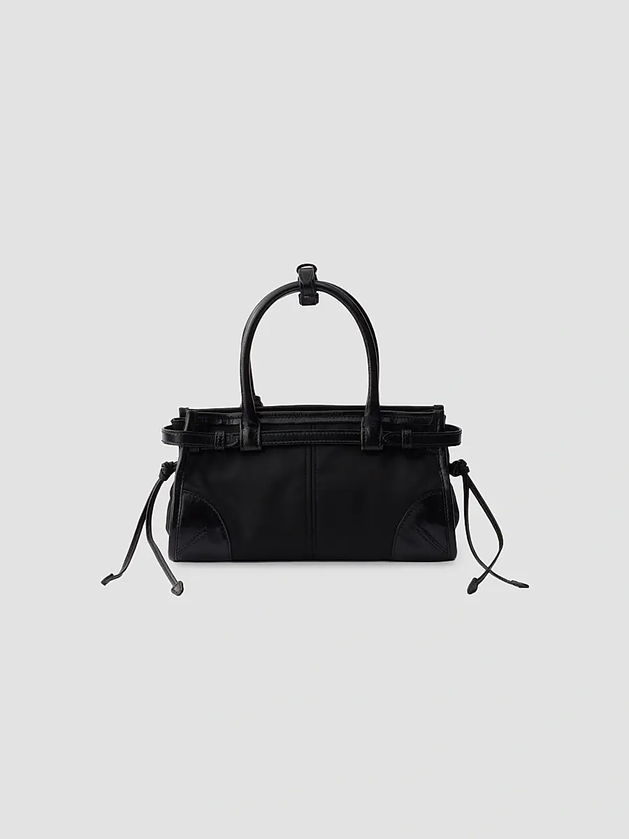 Prada Women's Bonnie Small Re-Nylon and Leather Top Handle Bag | Thumbnail 3 Prada Women's Bonnie Small Re-Nylon and Leather Top Handle Bag | Thumbnail 3