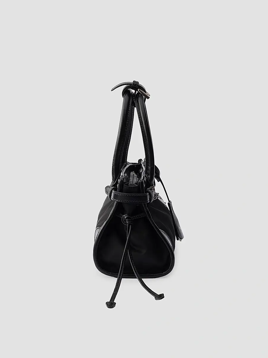 Prada Women's Bonnie Small Re-Nylon and Leather Top Handle Bag | Thumbnail 5 Prada Women's Bonnie Small Re-Nylon and Leather Top Handle Bag | Thumbnail 5