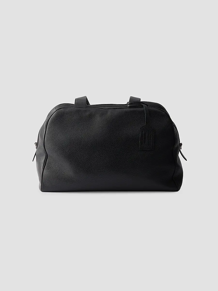 Prada Men's Leather Duffel Bag | Thumbnail 4 Prada Men's Leather Duffel Bag | Thumbnail 4