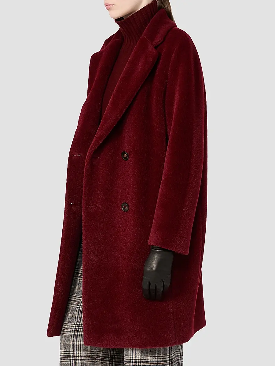 Max Mara Women's Alpaca and Wool Midi Coat | Thumbnail 3 Max Mara Women's Alpaca and Wool Midi Coat | Thumbnail 3