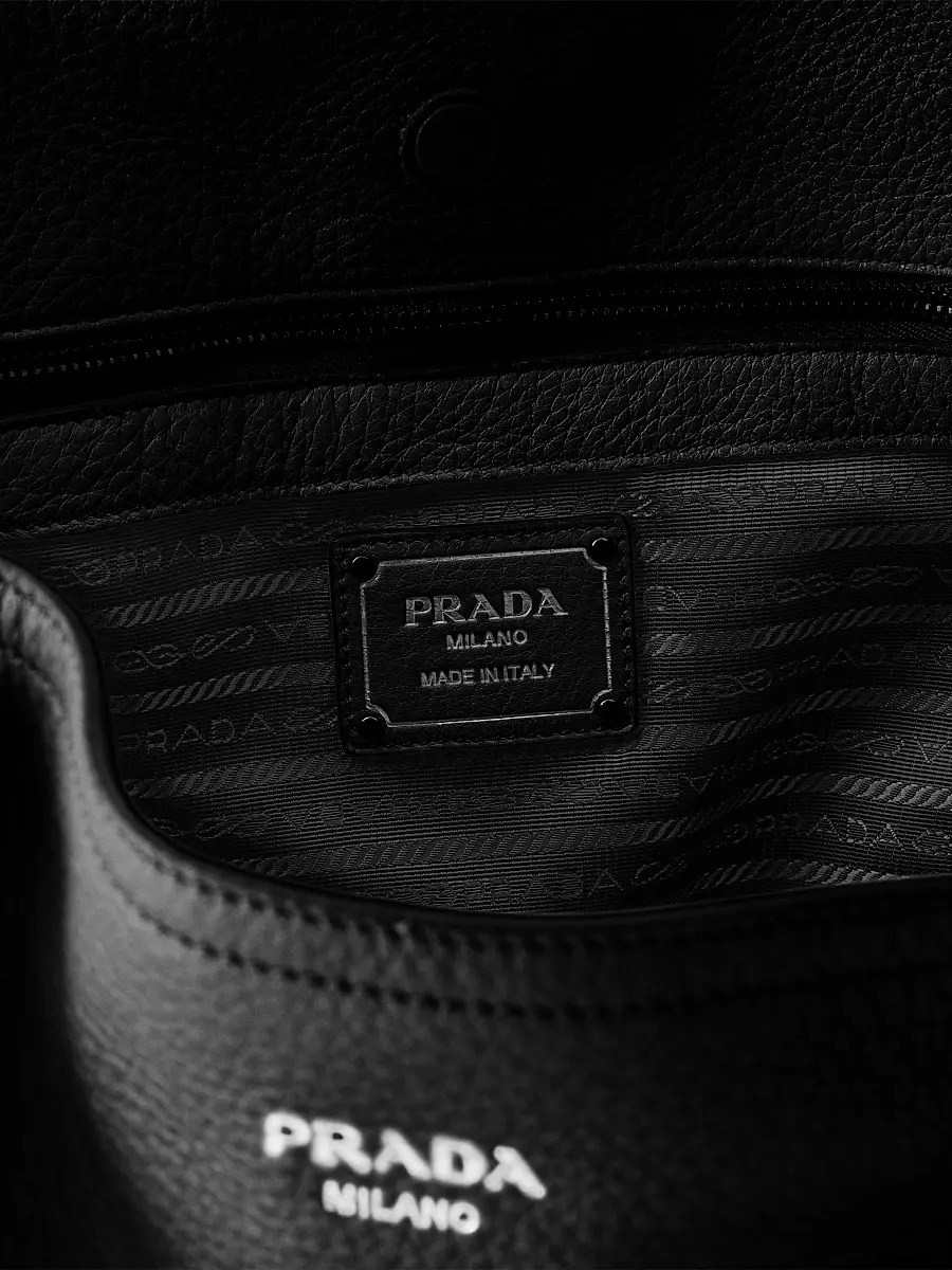 Prada Women's Large Leather Tote Bag | Thumbnail 4 Prada Women's Large Leather Tote Bag | Thumbnail 4