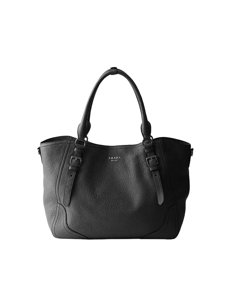 Prada Women's Leather Tote Bag - Black | Image 1 Prada Women's Leather Tote Bag - Black | Image 1