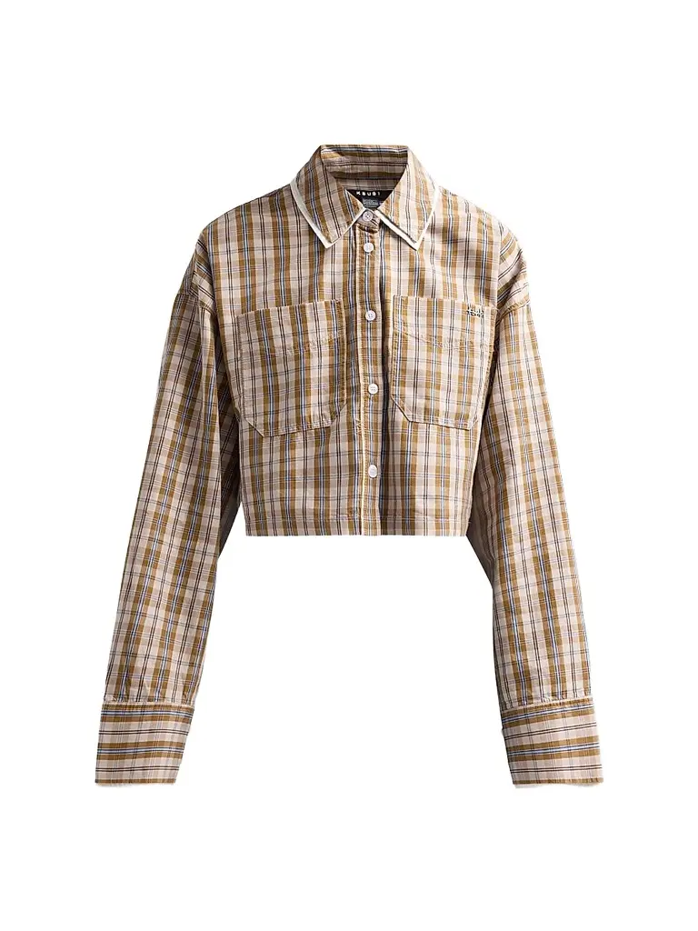 Ksubi Women's Higher Than Heaven Balter Shirt - Tan - Size XL | Image 1 Ksubi Women's Higher Than Heaven Balter Shirt - Tan - Size XL | Image 1