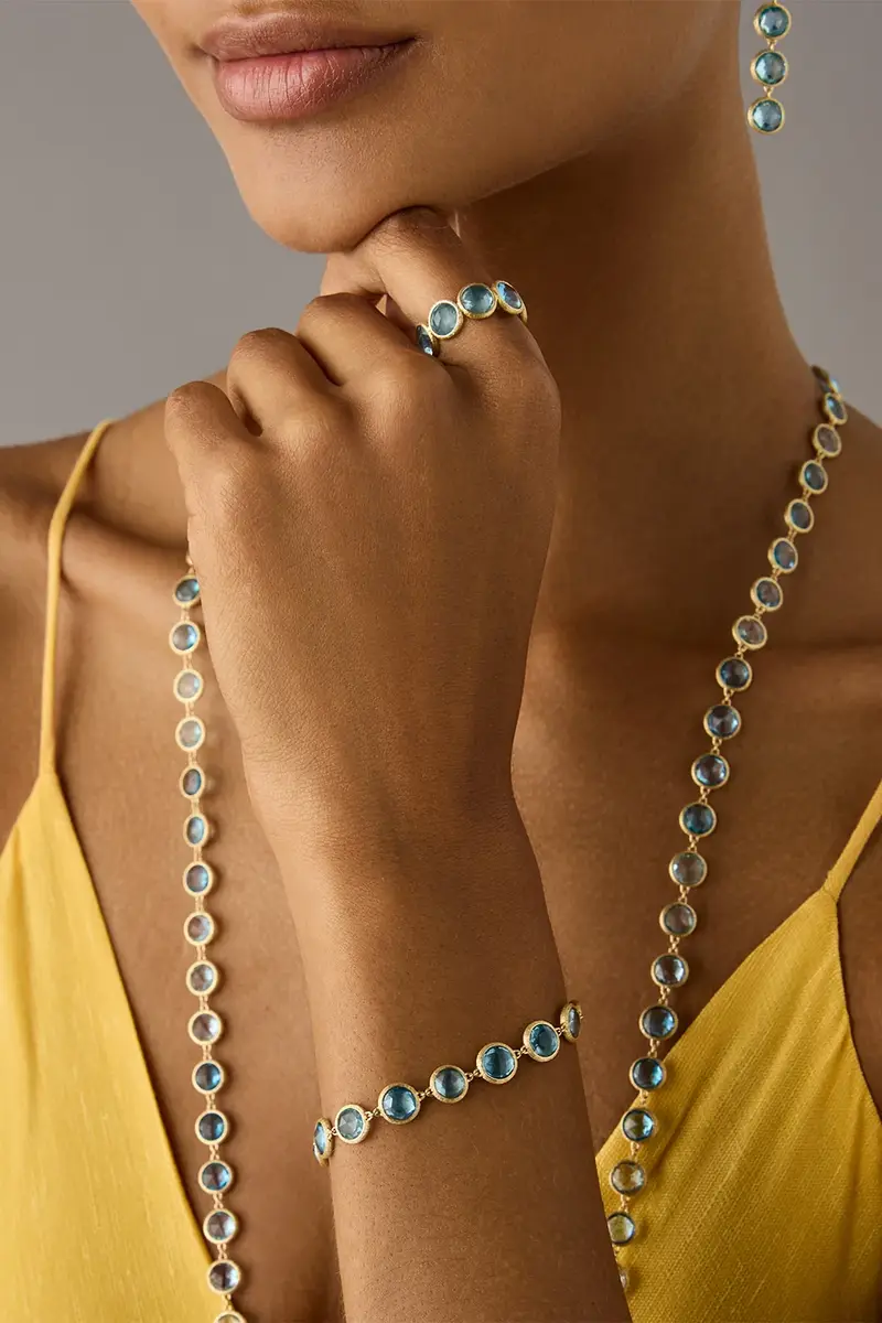 MARCO BICEGO Blue Topaz Jaipur Link Bracelet | Thumbnail 2 MARCO BICEGO Blue Topaz Jaipur Link Bracelet | Thumbnail 2