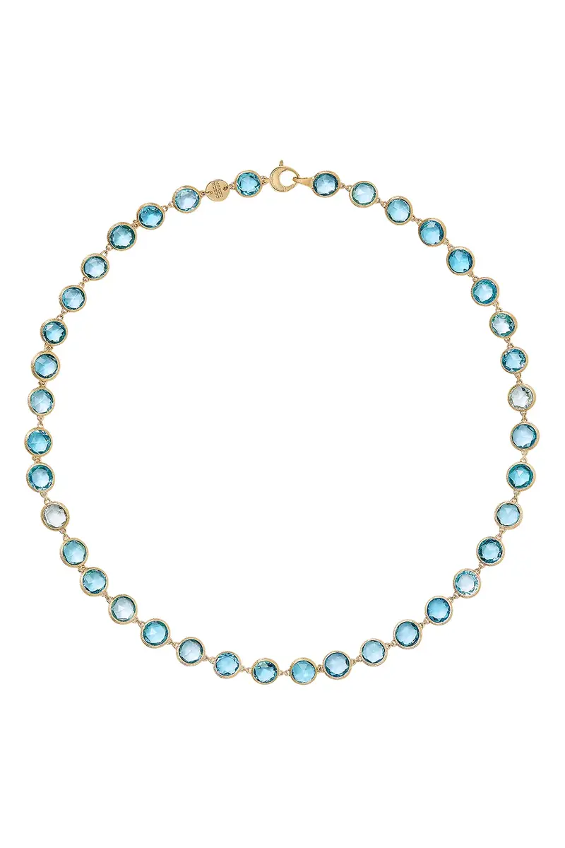 MARCO BICEGO Blue Topaz Jaipur Link Necklace | Image 1 MARCO BICEGO Blue Topaz Jaipur Link Necklace | Image 1