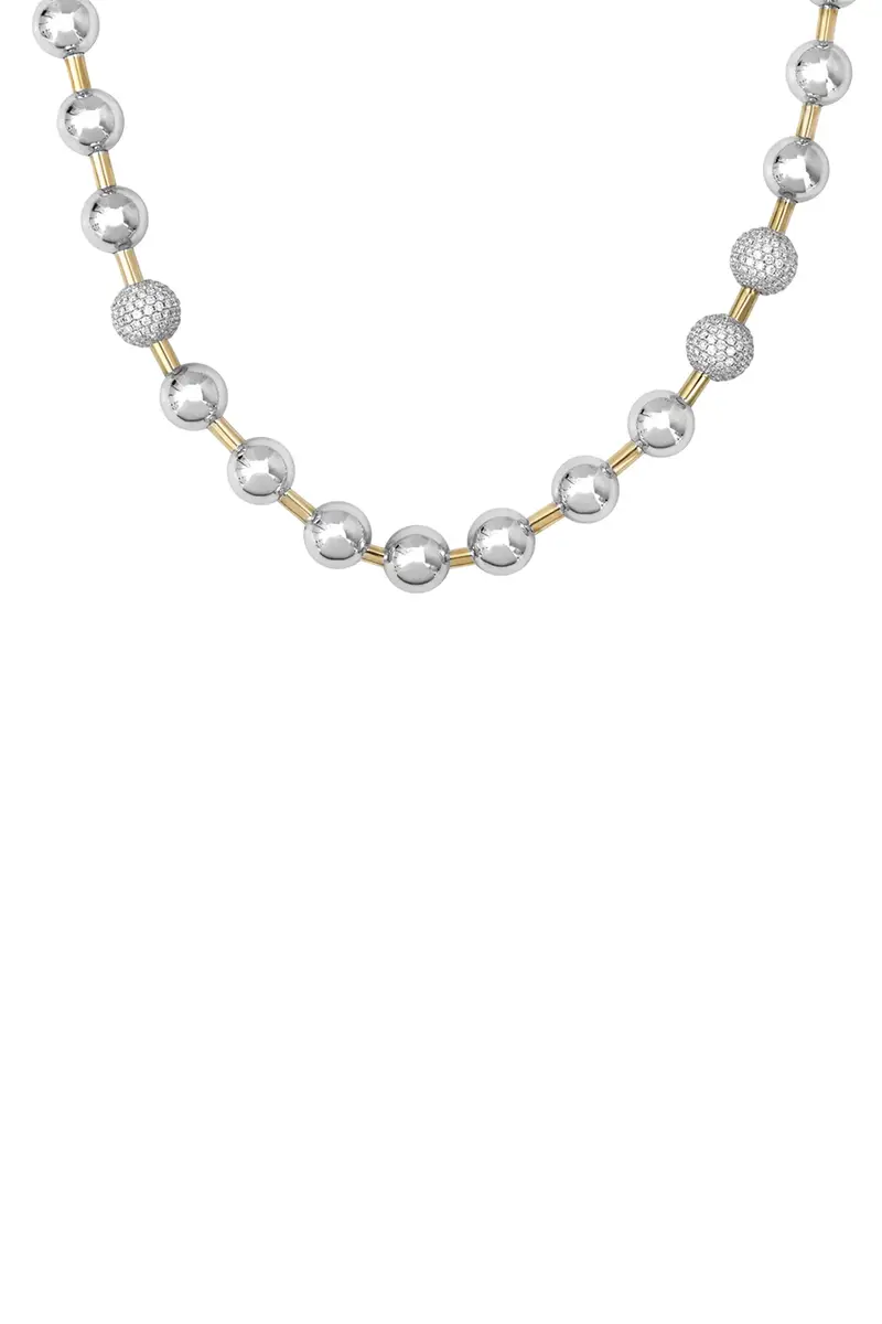 Rainbow K Diamond Ball Necklace | Image 1 Rainbow K Diamond Ball Necklace | Image 1