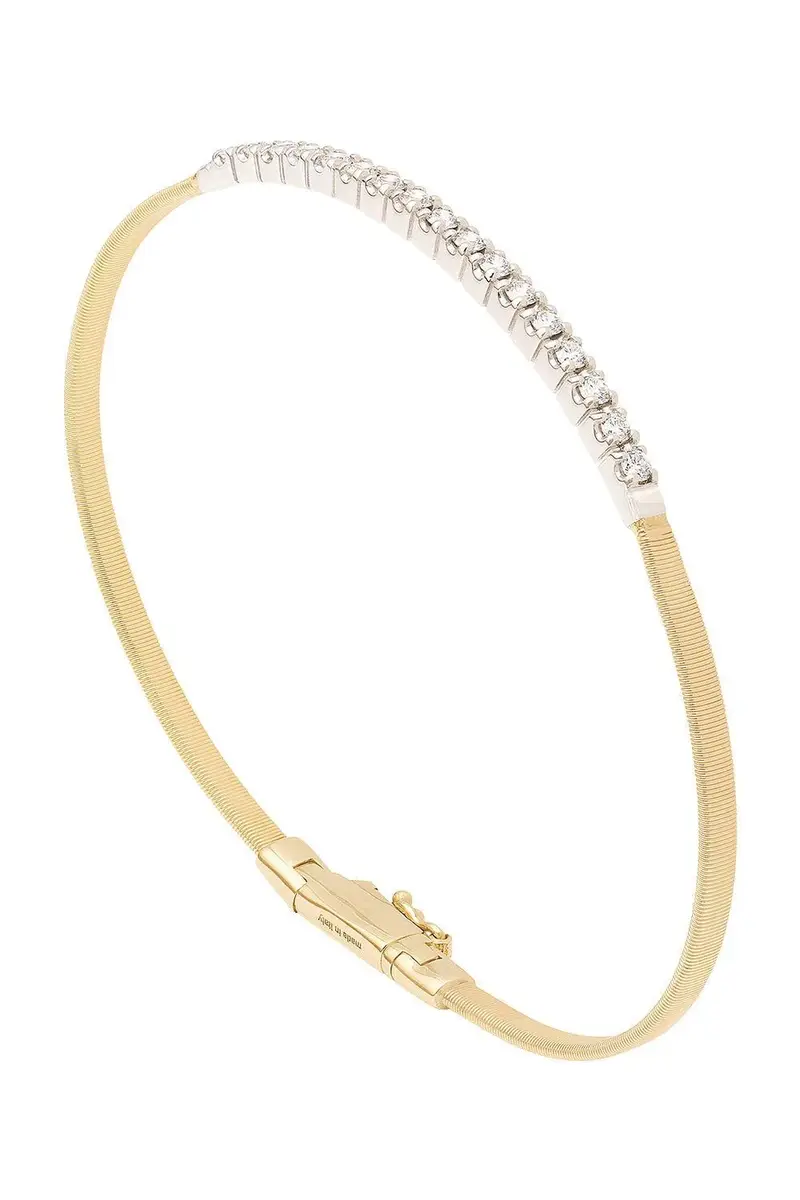 MARCO BICEGO Diamond Bar Masai Coil Bangle Bracelet | Image 1 MARCO BICEGO Diamond Bar Masai Coil Bangle Bracelet | Image 1