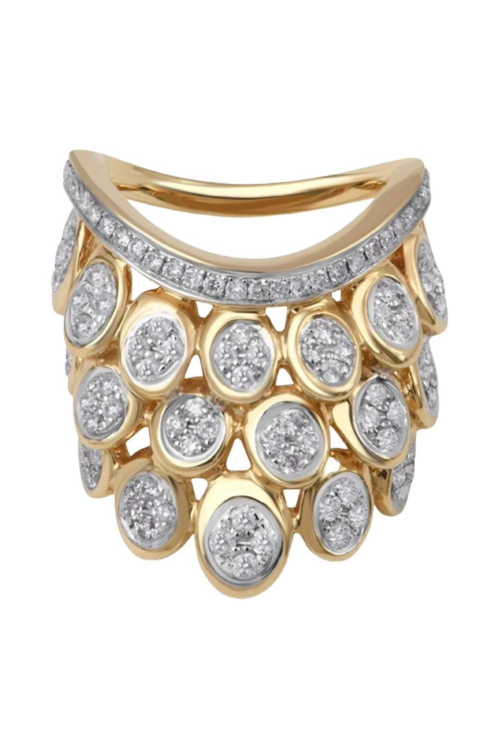 Diamond Full Pave Blossom Ring Diamond Full Pave Blossom Ring