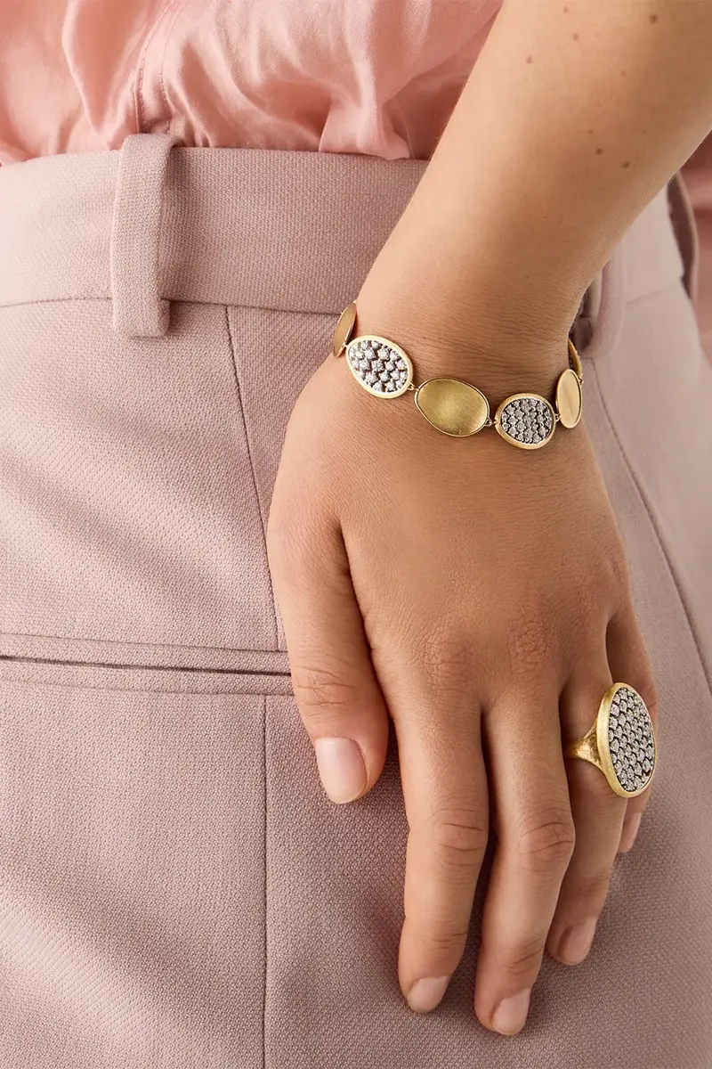 MARCO BICEGO Diamond Lunaria Alternating Petal Bracelet | Thumbnail 2 MARCO BICEGO Diamond Lunaria Alternating Petal Bracelet | Thumbnail 2