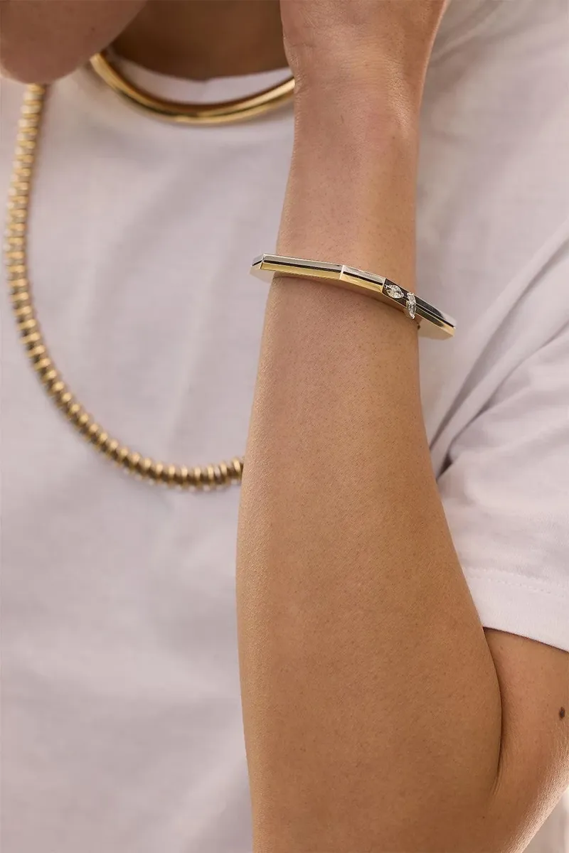 Rainbow K Diamond Marquise Bold Bracelet | Thumbnail 2