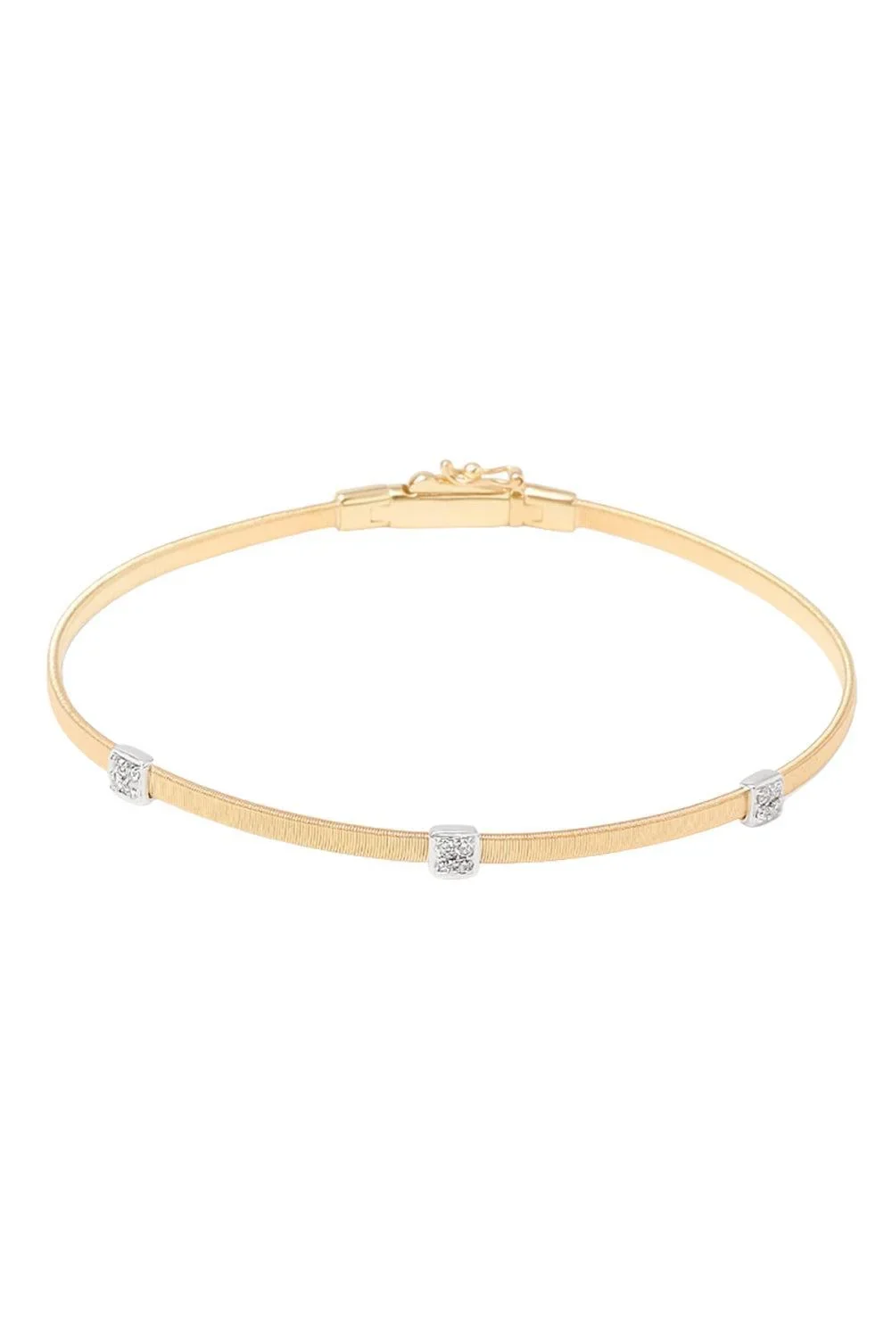 Diamond Masai Coil Bangle Bracelet