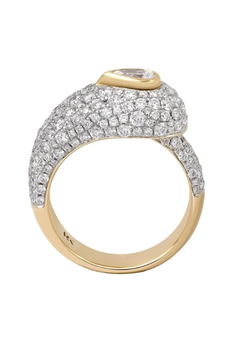 Rainbow K Diamond Pave Prestige Ring | Thumbnail 3 Rainbow K Diamond Pave Prestige Ring | Thumbnail 3