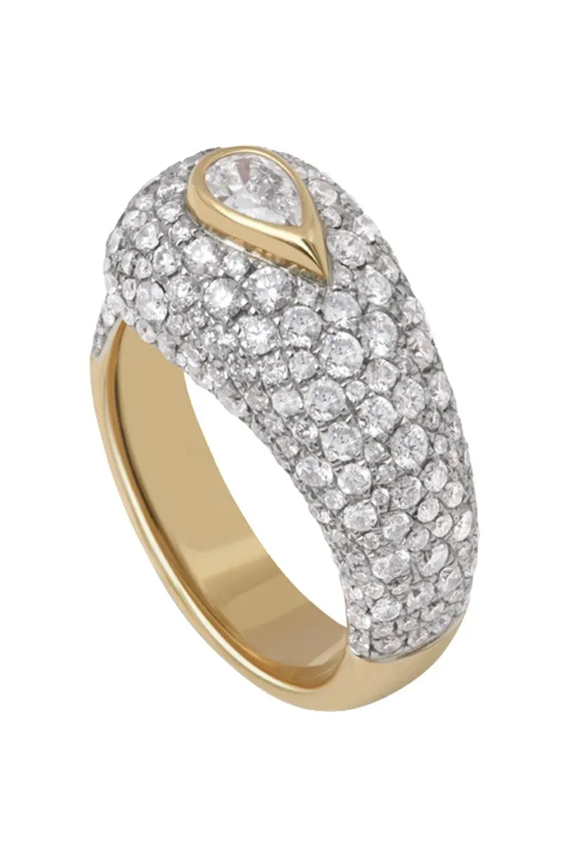 Rainbow K Diamond Pave Prestige Ring | Thumbnail 4 Rainbow K Diamond Pave Prestige Ring | Thumbnail 4