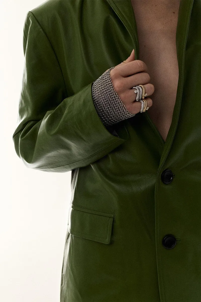 Rainbow K Diamond Pave Thin Illusion Ring | Thumbnail 2 Rainbow K Diamond Pave Thin Illusion Ring | Thumbnail 2