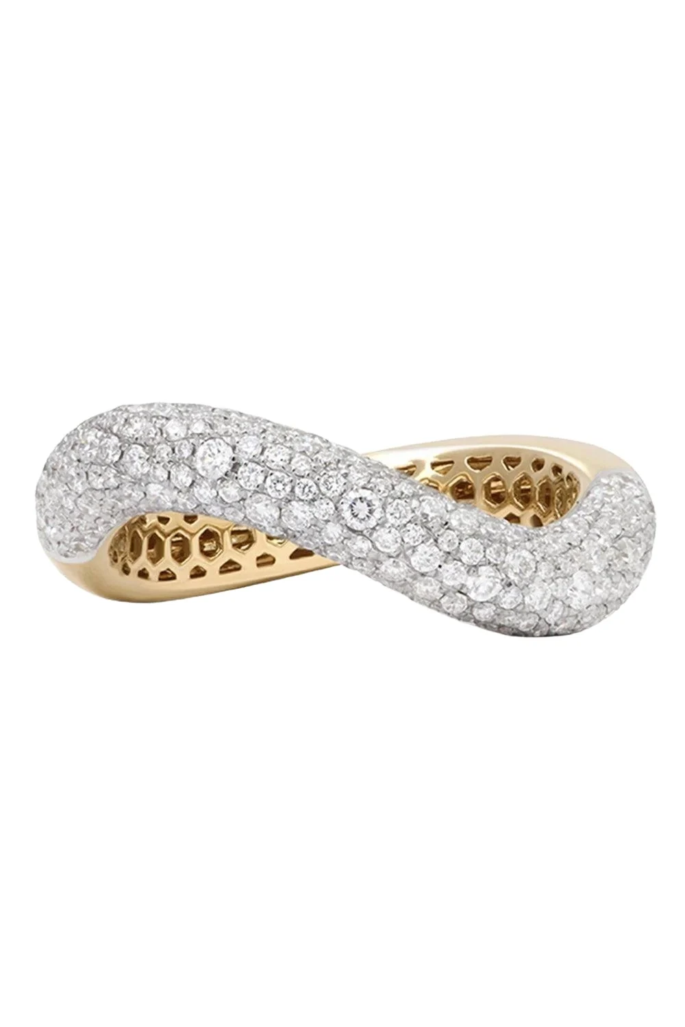 Diamond Pave Thin Illusion Ring Diamond Pave Thin Illusion Ring