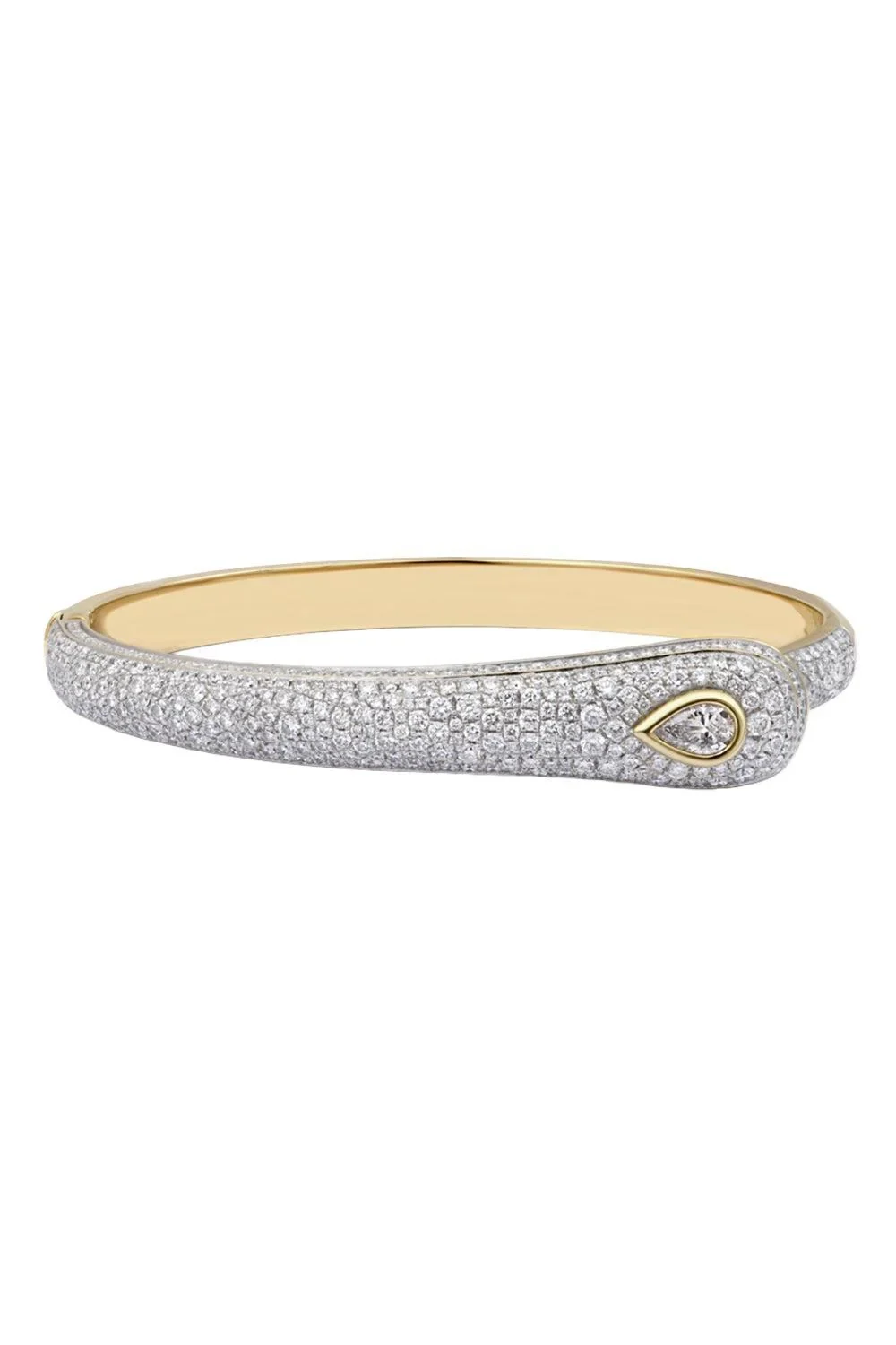 Diamond Pear Prestige Bangle Bracelet Diamond Pear Prestige Bangle Bracelet