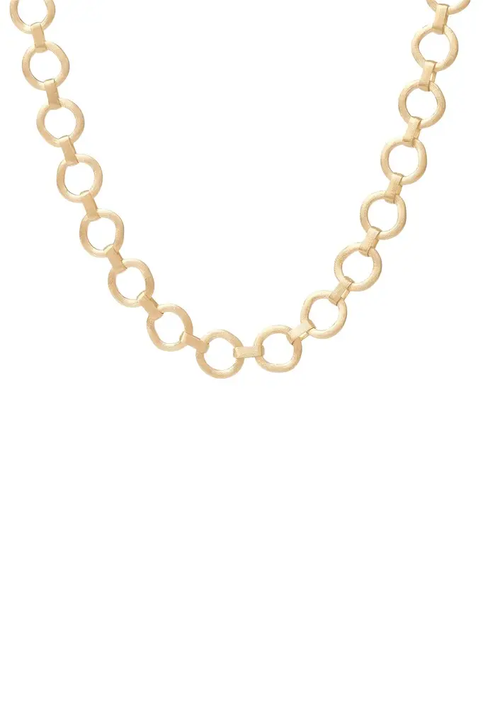 MARCO BICEGO Jaipur Gold Flat Link Necklace | Image 1 MARCO BICEGO Jaipur Gold Flat Link Necklace | Image 1