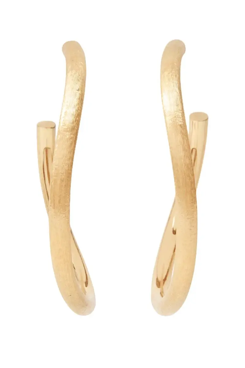Jaipur Gold Hoop Earrings