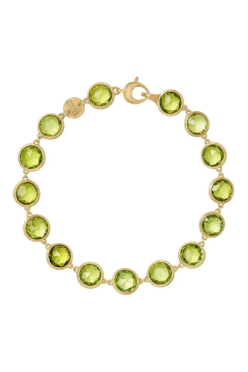 Peridot Jaipur Link Bracelet Peridot Jaipur Link Bracelet
