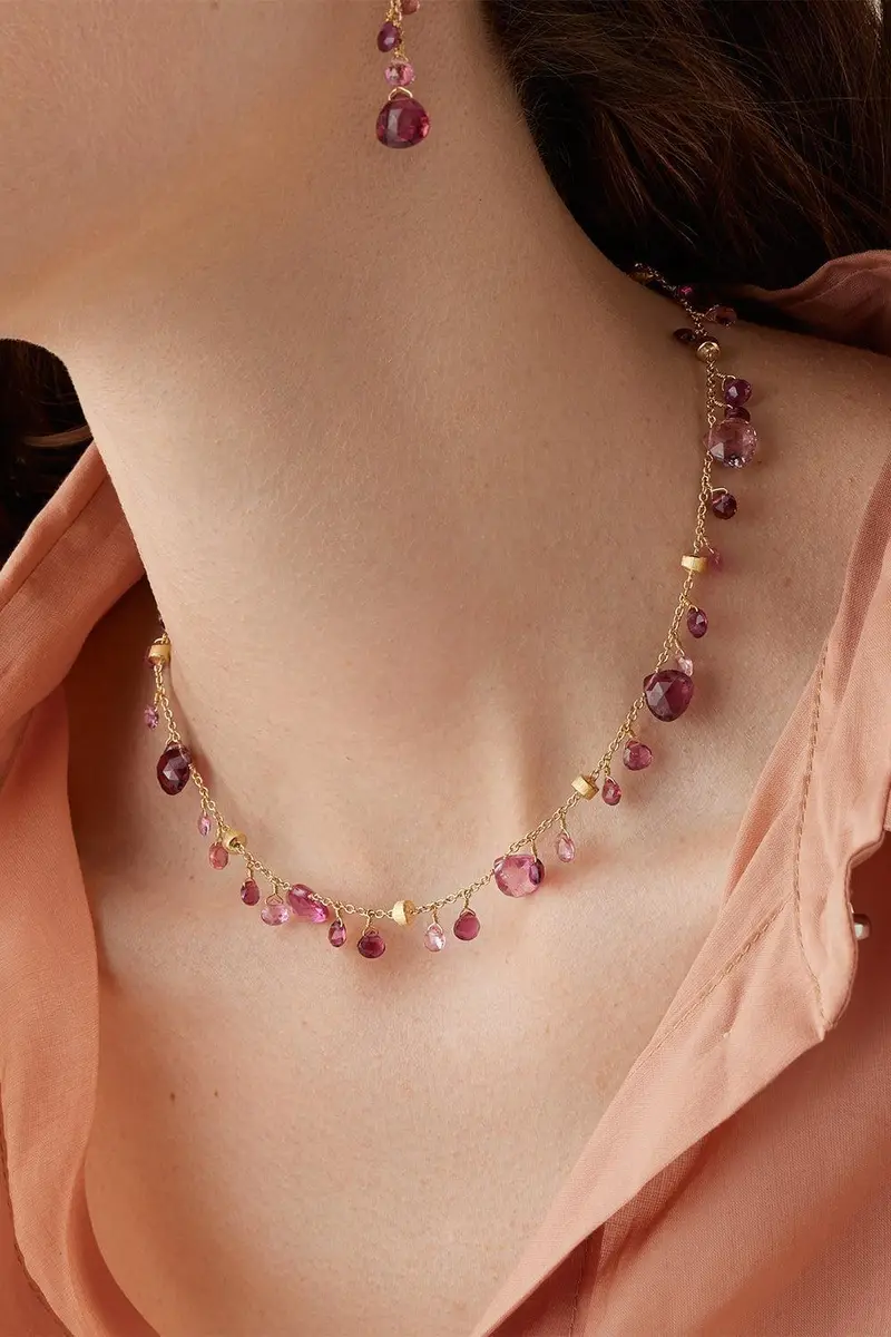 MARCO BICEGO Pink Tourmaline Paradise Necklace | Thumbnail 2 MARCO BICEGO Pink Tourmaline Paradise Necklace | Thumbnail 2