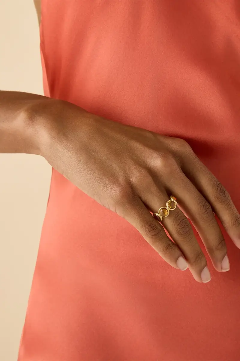 MARCO BICEGO Yellow Quartz Jaipur Band Ring | Thumbnail 2 MARCO BICEGO Yellow Quartz Jaipur Band Ring | Thumbnail 2