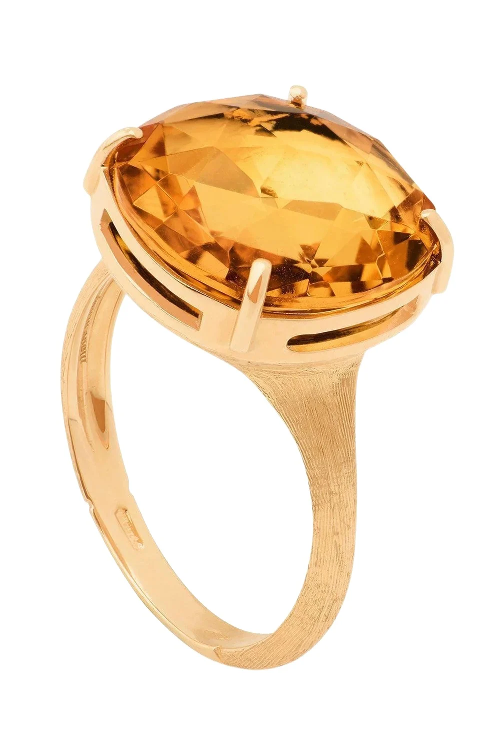 Yellow Quartz Jaipur Cocktail Ring Yellow Quartz Jaipur Cocktail Ring