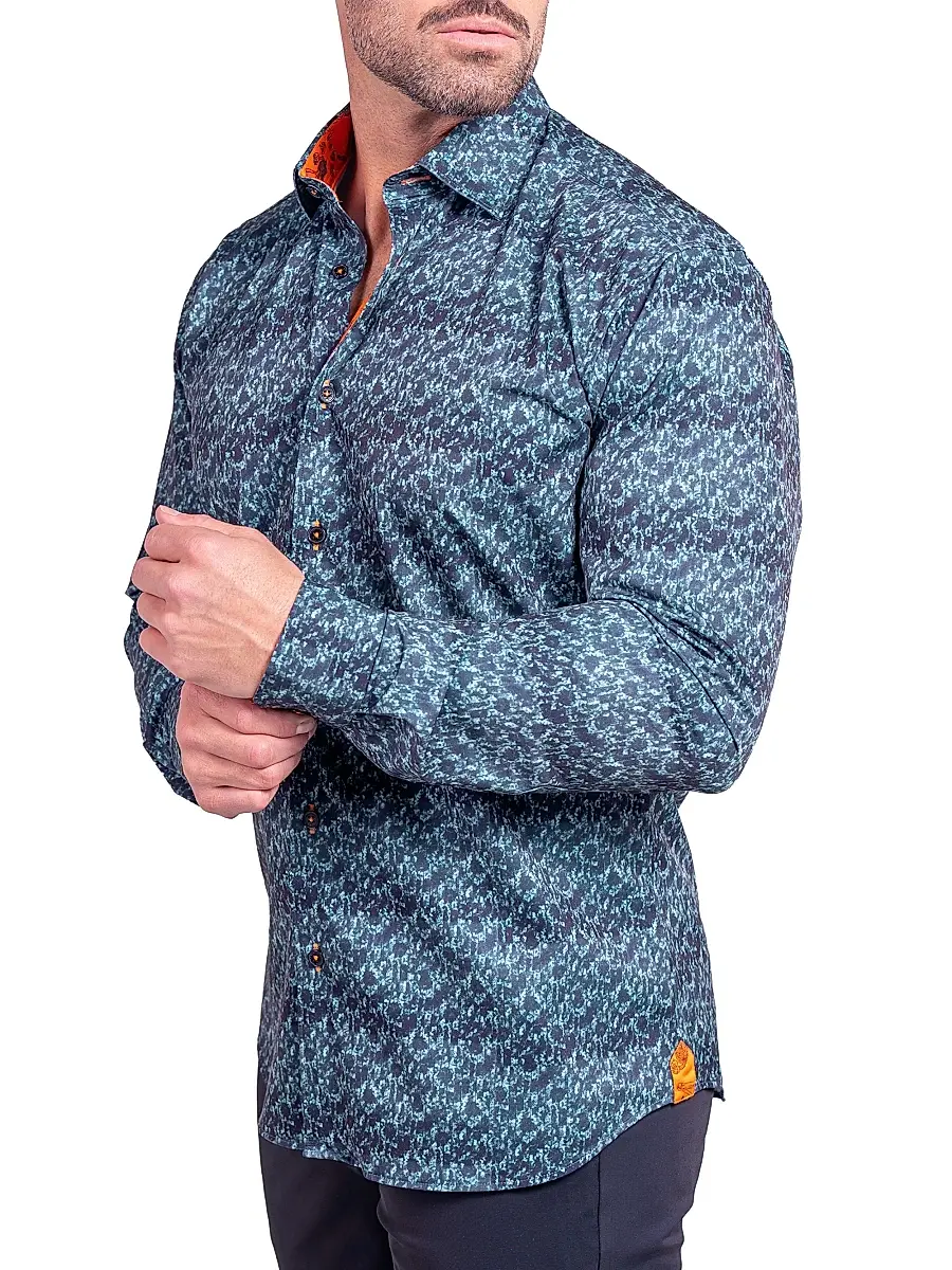 Maceoo Men's Fibonacci Stretch Ascension Shirt | Thumbnail 3 Maceoo Men's Fibonacci Stretch Ascension Shirt | Thumbnail 3