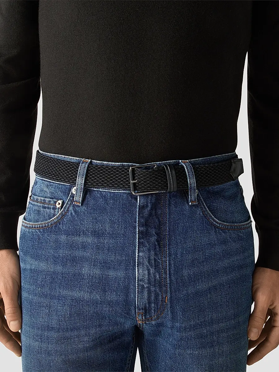 Zegna Men's Rayon Belt | Thumbnail 3 Zegna Men's Rayon Belt | Thumbnail 3