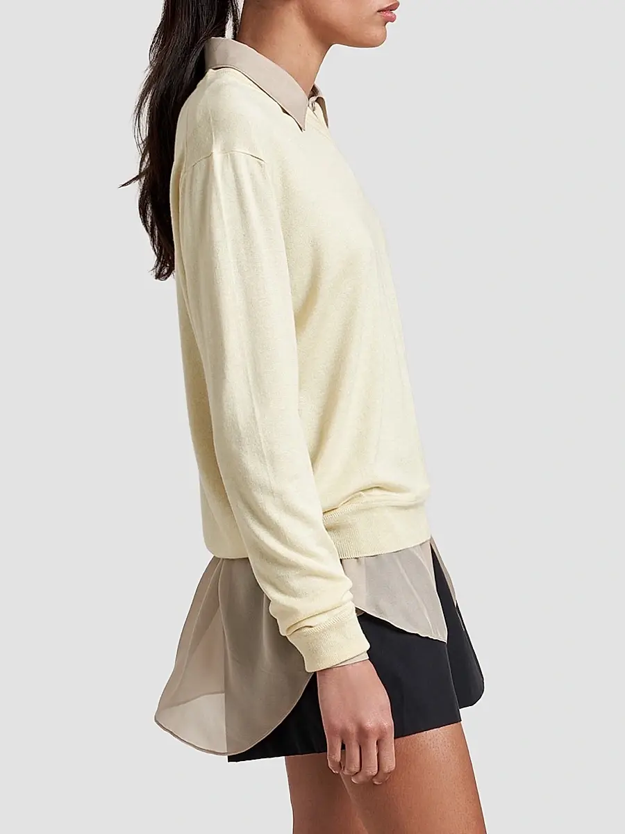 La Ligne Women's Ben V-Neck Sweater | Thumbnail 3 La Ligne Women's Ben V-Neck Sweater | Thumbnail 3