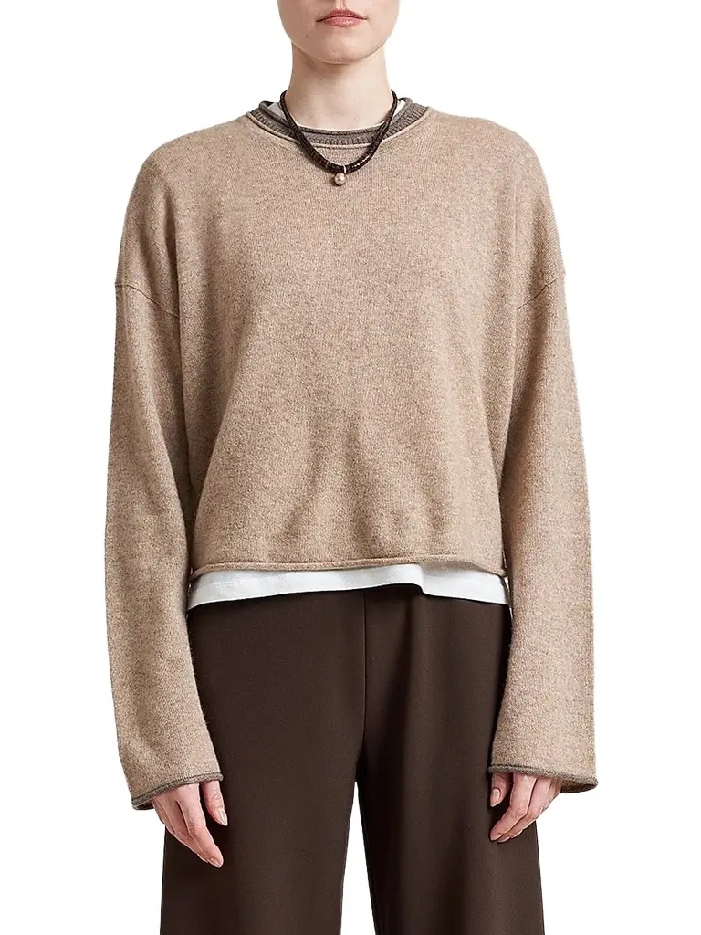 La Ligne Women's Dominick Sweater - Dark Beige | Image 1 La Ligne Women's Dominick Sweater - Dark Beige | Image 1