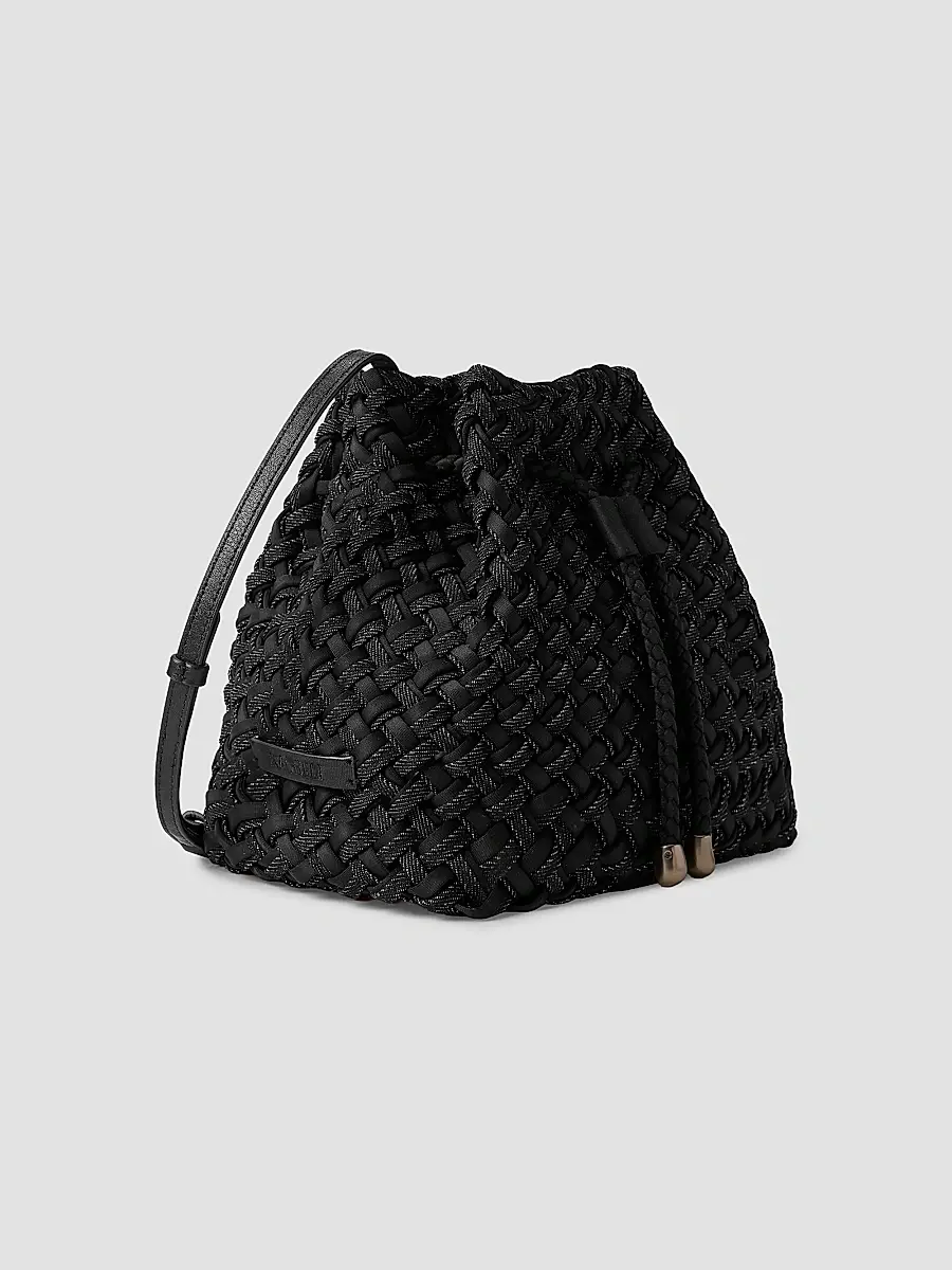 Naghedi Women's Gramercy Double Weave Bucket Bag | Thumbnail 4 Naghedi Women's Gramercy Double Weave Bucket Bag | Thumbnail 4
