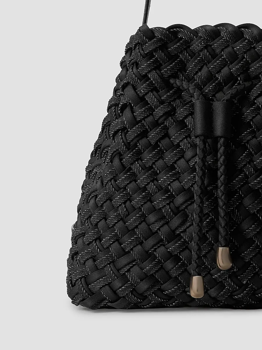 Naghedi Women's Gramercy Double Weave Bucket Bag | Thumbnail 5 Naghedi Women's Gramercy Double Weave Bucket Bag | Thumbnail 5