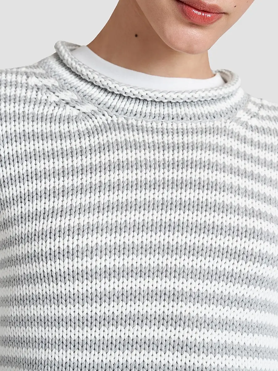 La Ligne Women's Fine Stripe Mini Marina Sweater | Thumbnail 2 La Ligne Women's Fine Stripe Mini Marina Sweater | Thumbnail 2