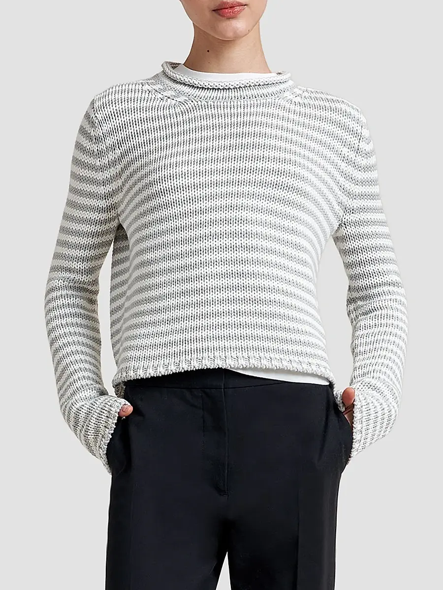 La Ligne Women's Fine Stripe Mini Marina Sweater | Thumbnail 3 La Ligne Women's Fine Stripe Mini Marina Sweater | Thumbnail 3