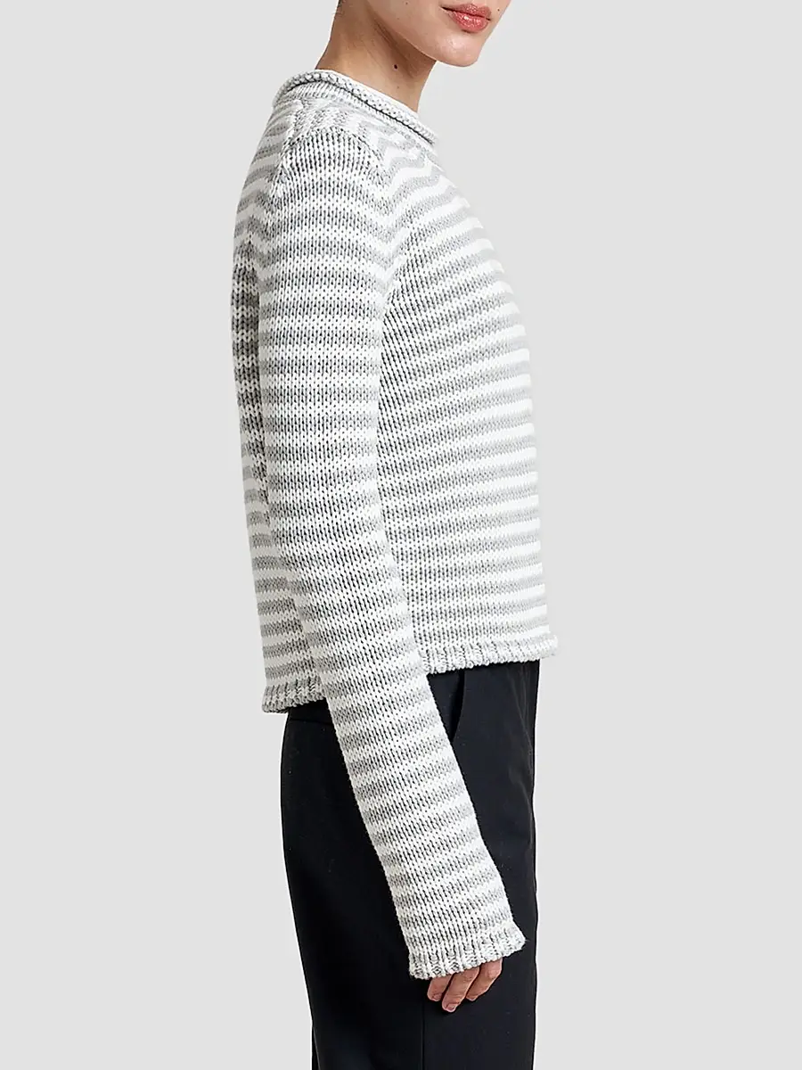La Ligne Women's Fine Stripe Mini Marina Sweater | Thumbnail 4 La Ligne Women's Fine Stripe Mini Marina Sweater | Thumbnail 4