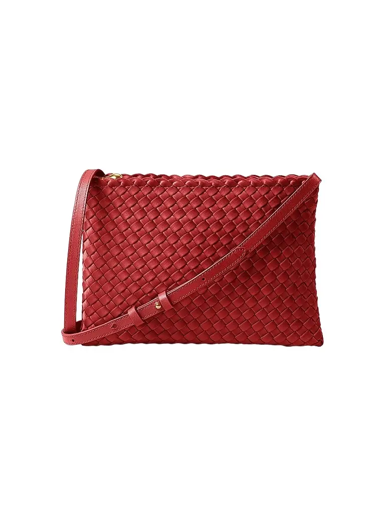 NAGHEDI Women's Soho Envelope Crossbody Bag - Rosso | Image 1 NAGHEDI Women's Soho Envelope Crossbody Bag - Rosso | Image 1
