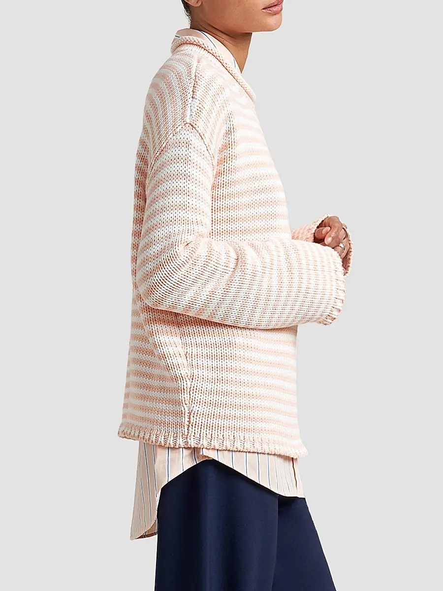 La Ligne Women's Marina Fine Stripe Sweater | Thumbnail 4 La Ligne Women's Marina Fine Stripe Sweater | Thumbnail 4
