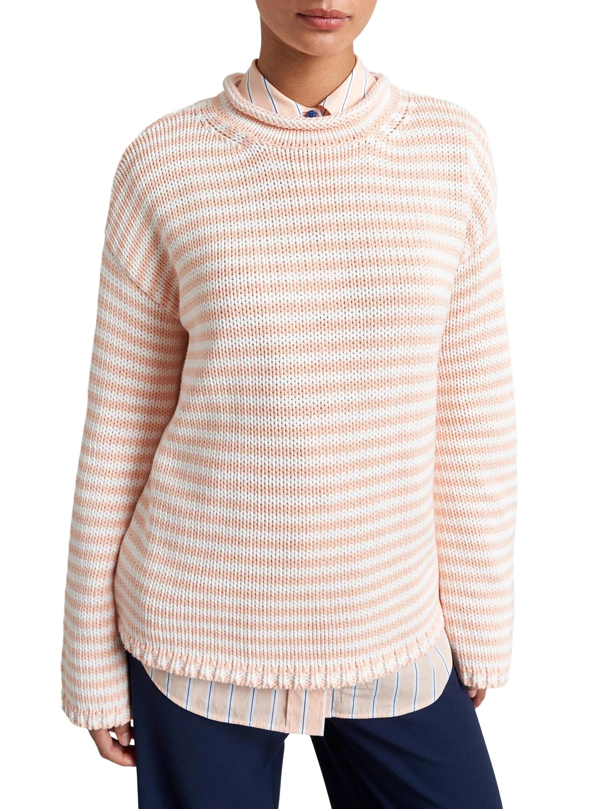 Women's Marina Fine Stripe Sweater