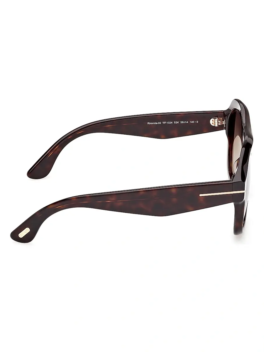 Tom Ford Women's Rhonda-02 56MM Pilot Sunglasses | Thumbnail 7 Tom Ford Women's Rhonda-02 56MM Pilot Sunglasses | Thumbnail 7