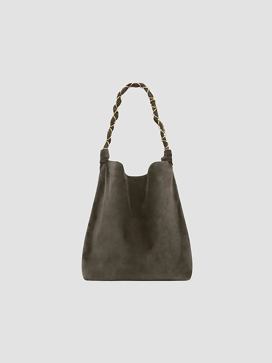 Saint Laurent Women's Amalia in Suede Shoulder Bag | Thumbnail 2 Saint Laurent Women's Amalia in Suede Shoulder Bag | Thumbnail 2
