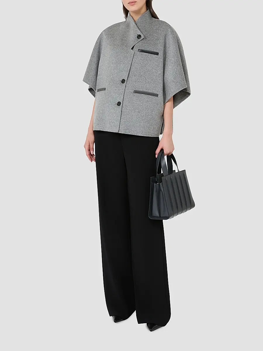 Max Mara Women's Lightweight Cashmere Cape | Thumbnail 2 Max Mara Women's Lightweight Cashmere Cape | Thumbnail 2
