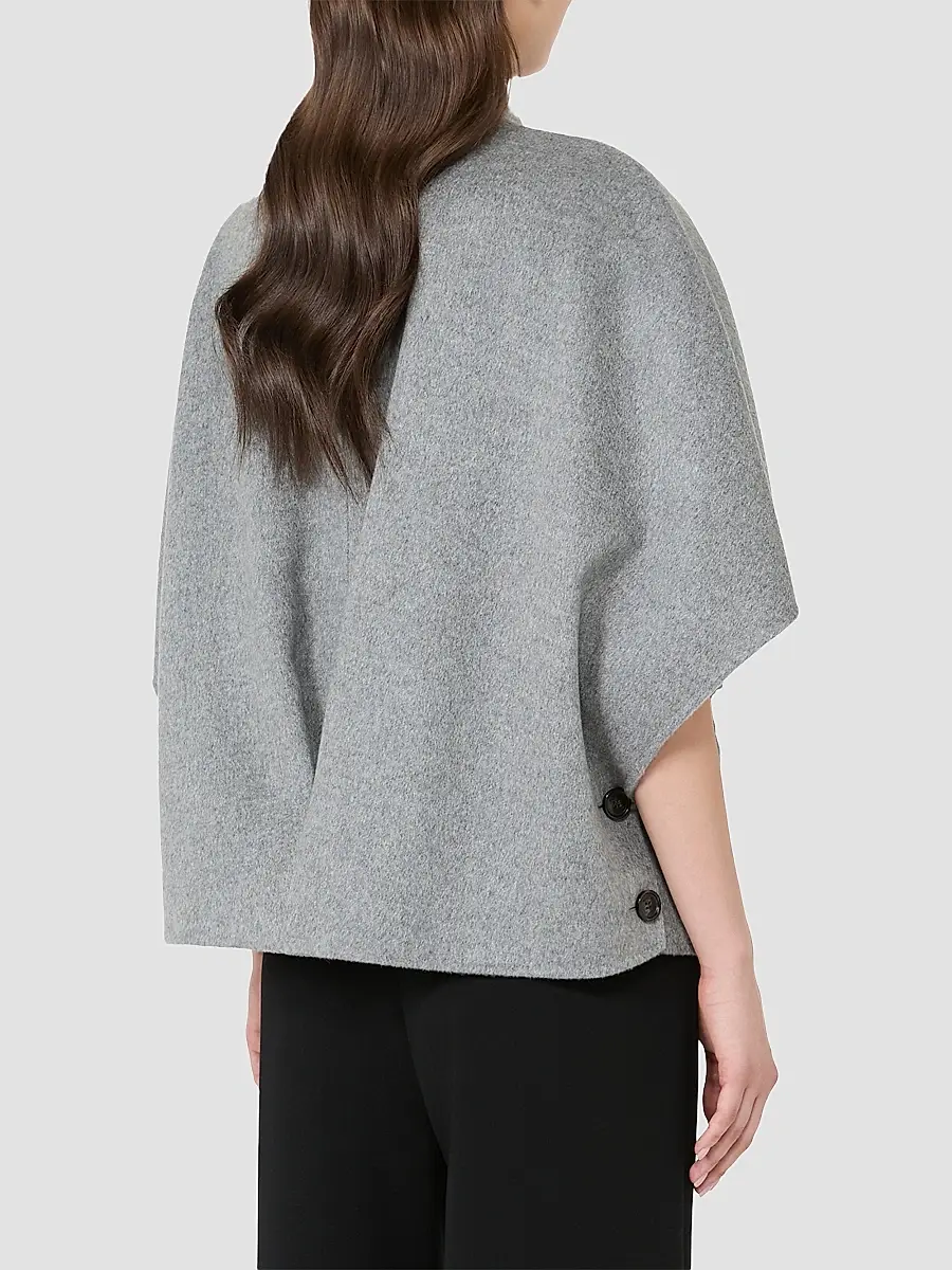 Max Mara Women's Lightweight Cashmere Cape | Thumbnail 4 Max Mara Women's Lightweight Cashmere Cape | Thumbnail 4