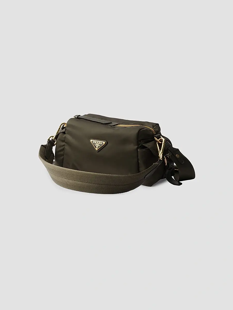 Prada Women's Explore Small Re-Nylon and Leather Shoulder Bag | Thumbnail 2 Prada Women's Explore Small Re-Nylon and Leather Shoulder Bag | Thumbnail 2