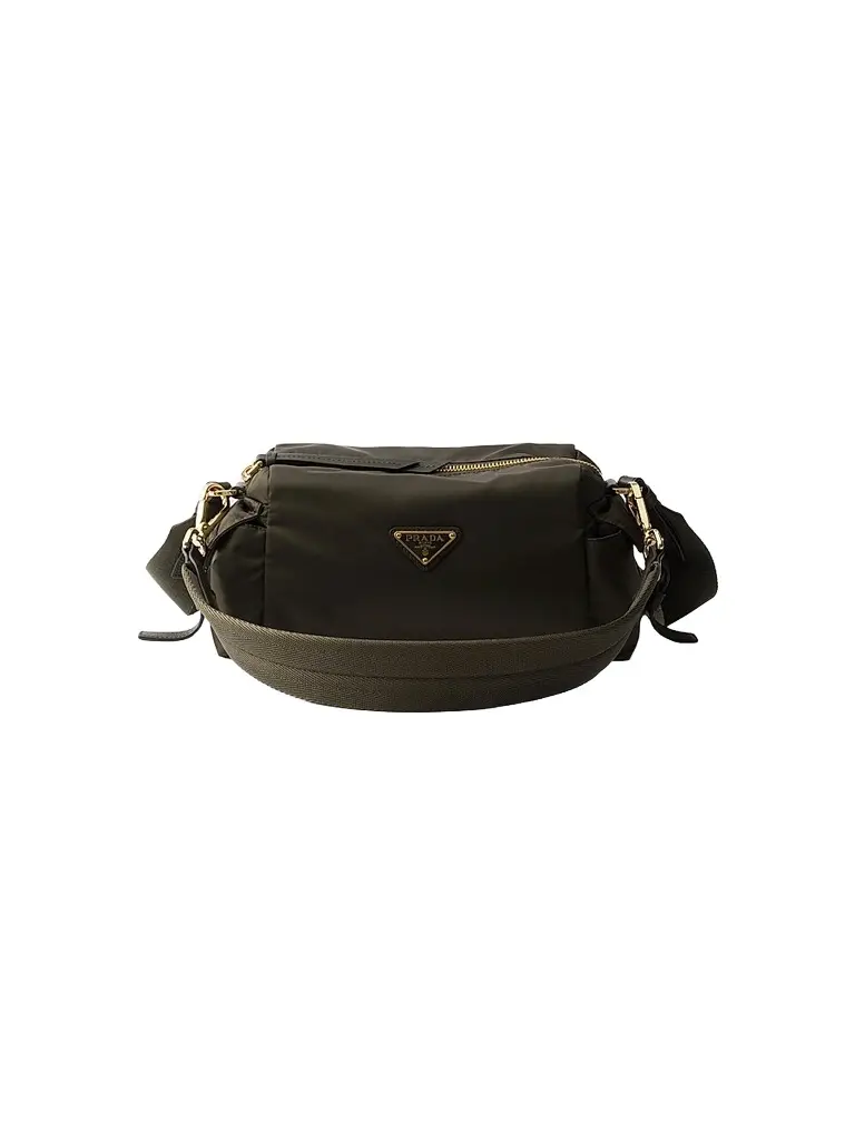 Prada Women's Explore Re-Nylon and Leather Shoulder Bag - Green | Image 1 Prada Women's Explore Re-Nylon and Leather Shoulder Bag - Green | Image 1