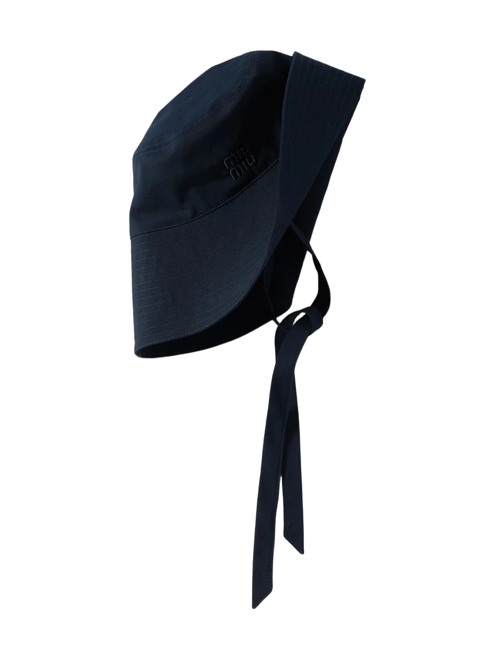 Miu Miu Women's Wide-Brimmed Poplin Bucket Hat