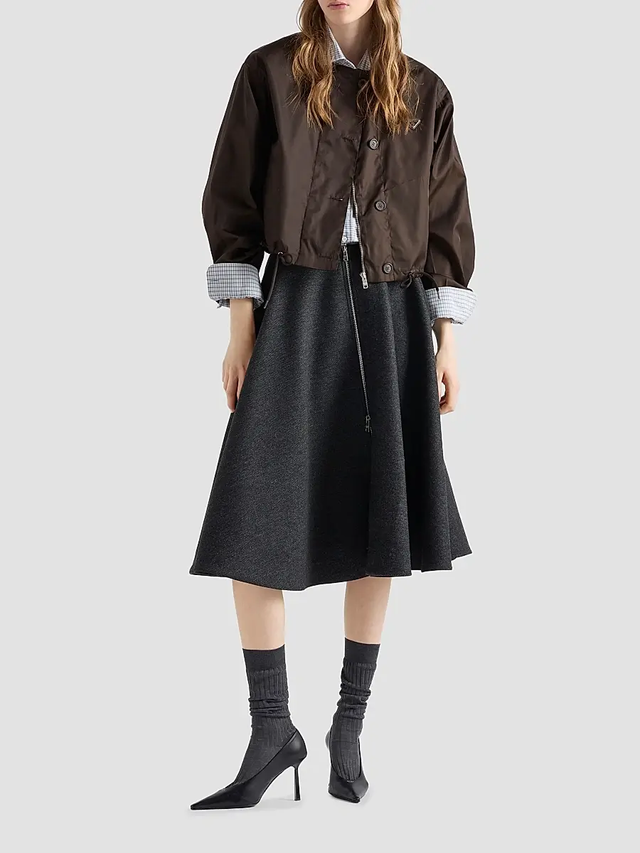 Prada Women's Nylon Blouson Jacket | Thumbnail 2 Prada Women's Nylon Blouson Jacket | Thumbnail 2