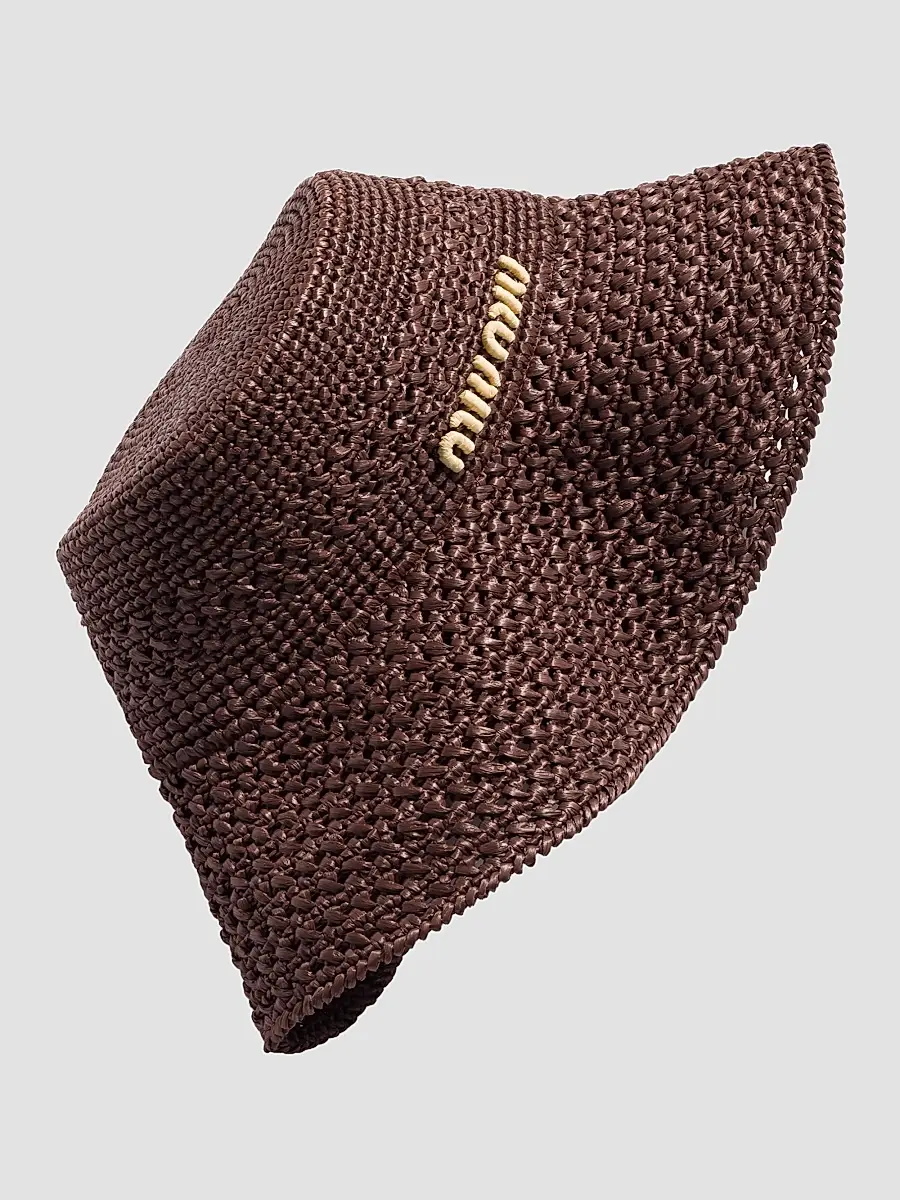 Miu Miu Women's Raffia Hat | Thumbnail 2 Miu Miu Women's Raffia Hat | Thumbnail 2
